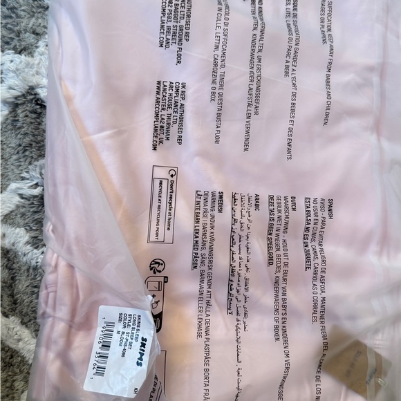 SKIMS - New with tags - Long Sleep Set - Pink -M - Picture 2 of 6
